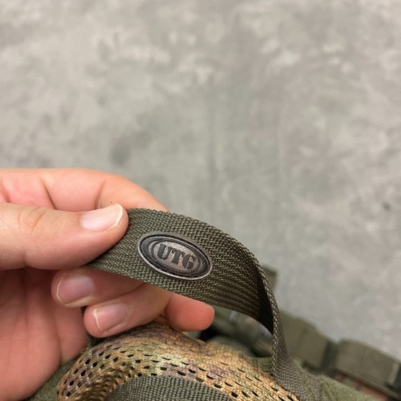 UTG 547 Law Enforcement Tactical Vest, Woodland Digital - Picture 9 of 11